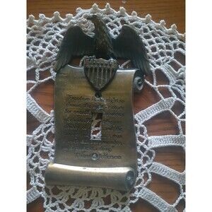 Vintage Thomas Jefferson Light Switch Cover Plate Eagle Freedom